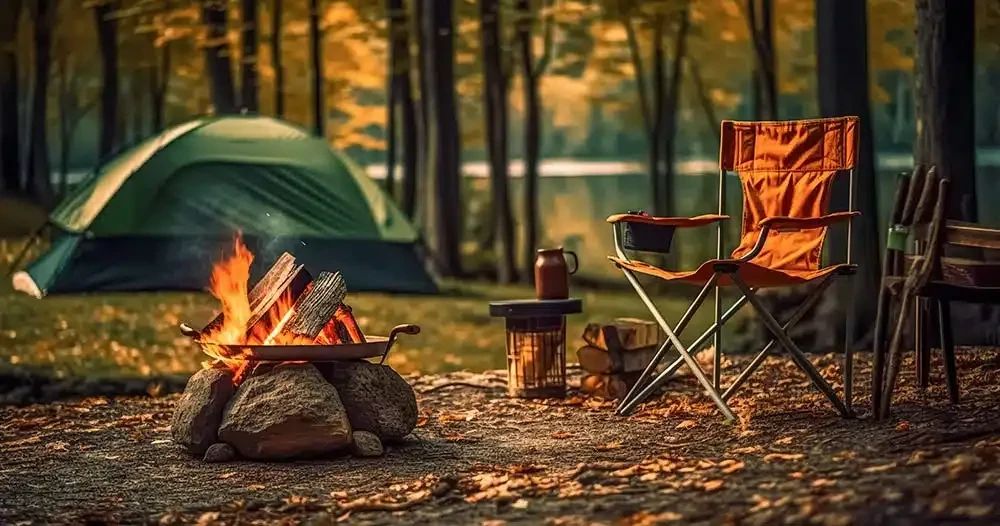 camping-fire-pit-and-camp-chair